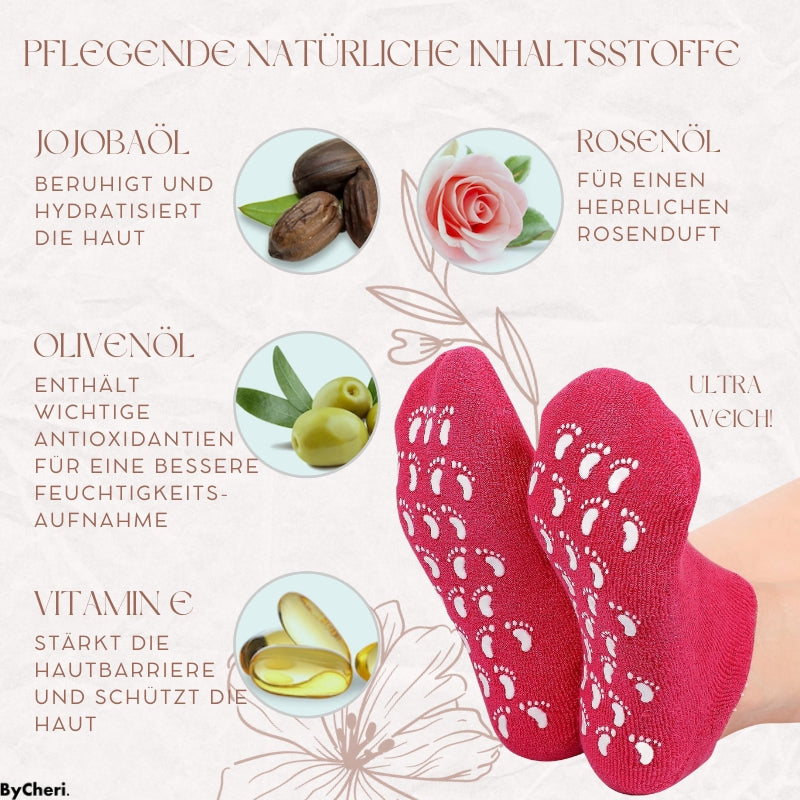 50% RABATT TEMPORÄR | PurePamper™ - Feuchtigkeitsspendende Gel-Socken