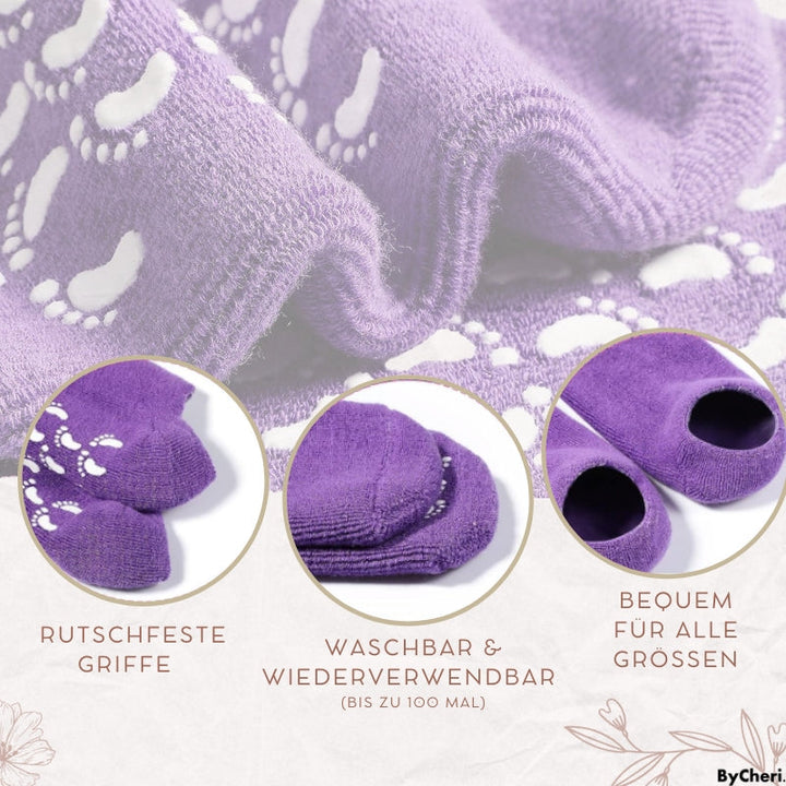 50% RABATT TEMPORÄR | PurePamper™ - Feuchtigkeitsspendende Gel-Socken