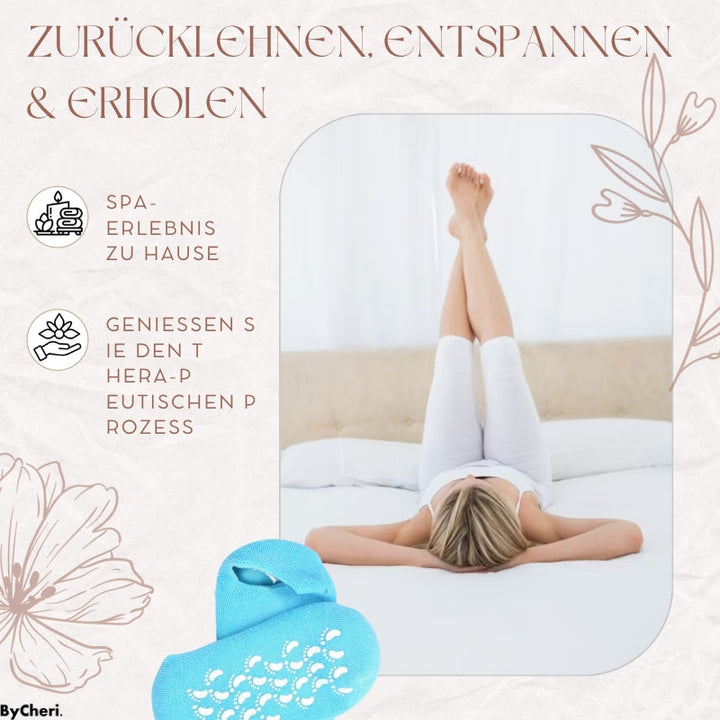 50% RABATT TEMPORÄR | PurePamper™ - Feuchtigkeitsspendende Gel-Socken