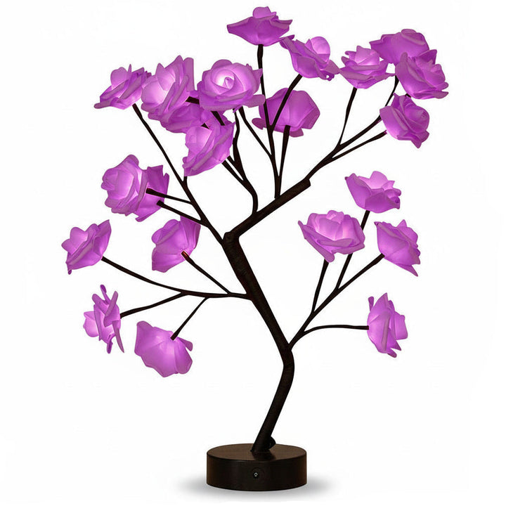 RosenGlanz™ Dekorativer LED-Rosenbaum