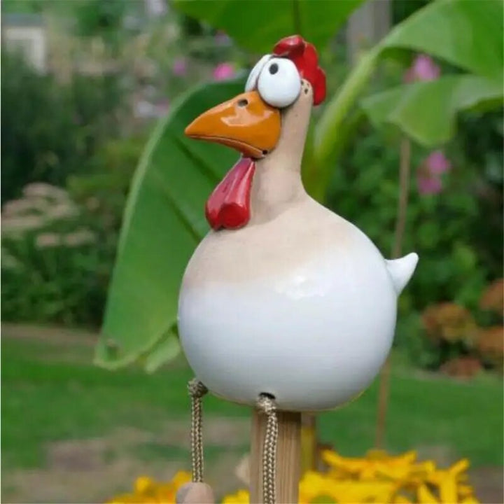 Venzani's | Keramik Huhn Garten Dekor