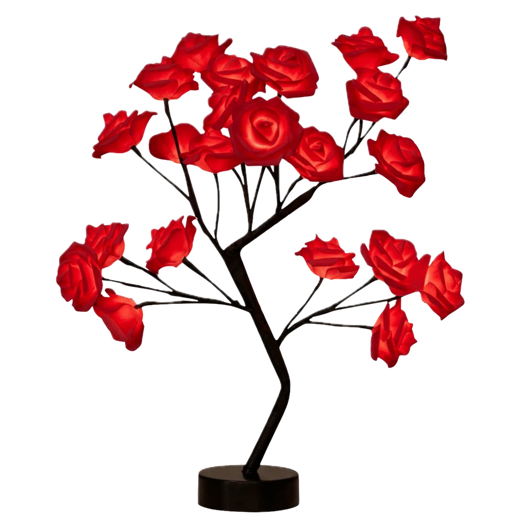RosenGlanz™ Dekorativer LED-Rosenbaum