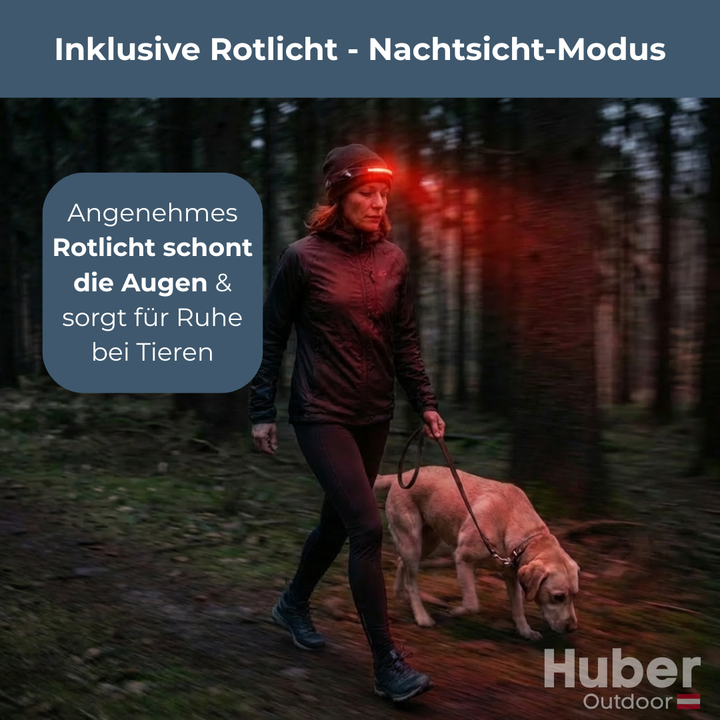 KopfLicht™ LED-Stirnlampe mit Weitwinkellicht
