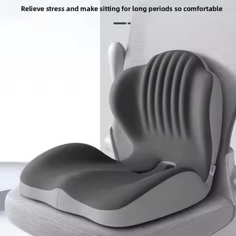 SitzWohl™ Ergonomisches Sitzkissen mit Rückenstütze