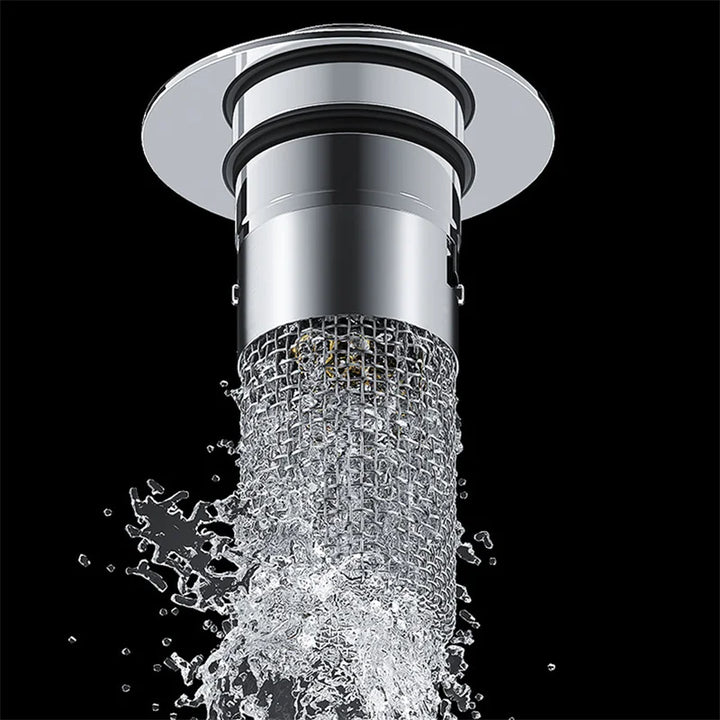 Abflusssieb für Dusche und Waschbecken | Haarsieb aus Edelstahl | StoppFix