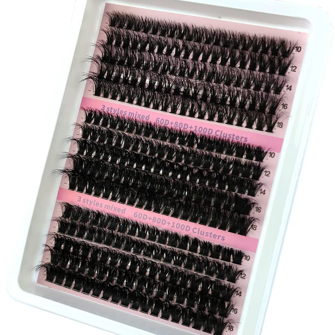 LashGlam™ – 5D-Cluster-Wimpern für einen dramatischen, voluminösen und glamourösen Look [50% Rabatt]