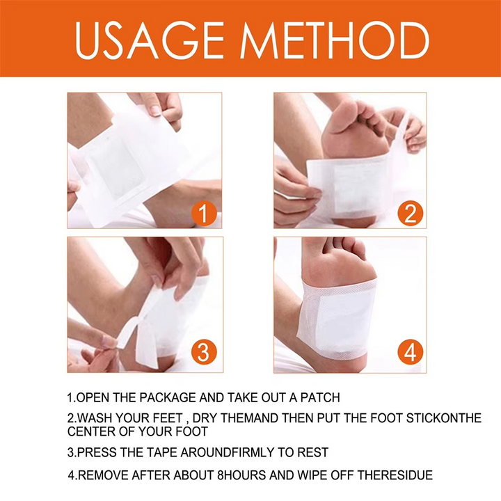 BioPatch™ – Natürliche Fußpads für Entspannung & Wohlbefinden über Nacht [50% Rabatt]