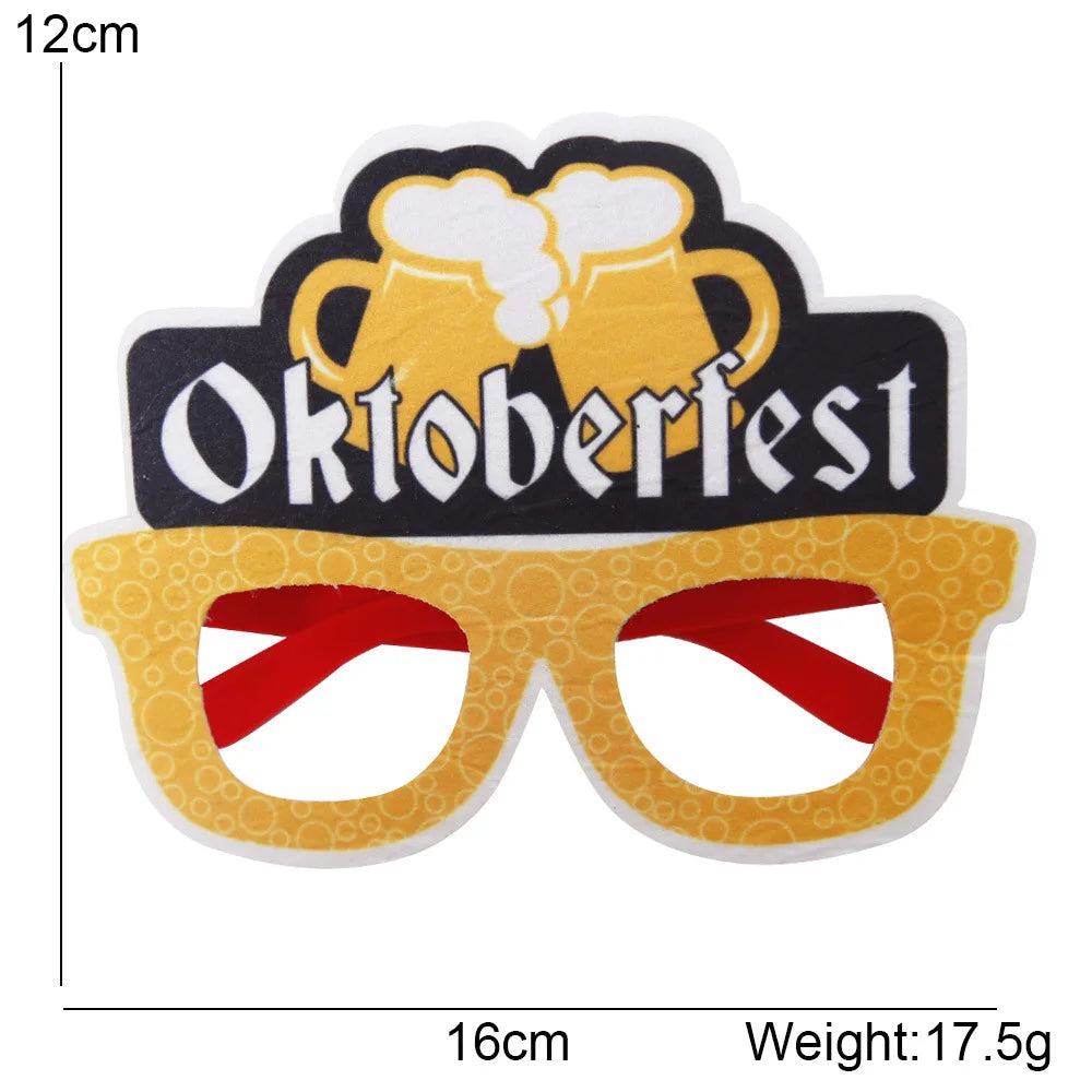 Oktoberfest Brille | Lustige Bierkrug Partybrillen für Wiesn & Fasching