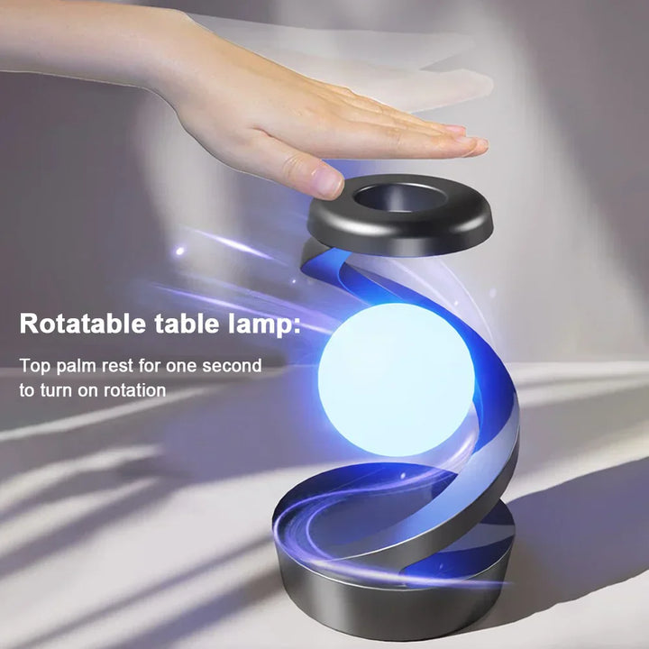3D Schwebende LED-Lampe mit Wireless Charger – Kreative Mondlicht-Tischlampe