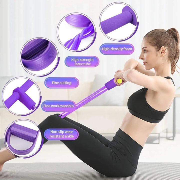 BandTrainer 1+1 GRATIS: Elastisches Einfach-Zu-Tragen Eignung-Pedalband-Trainerin