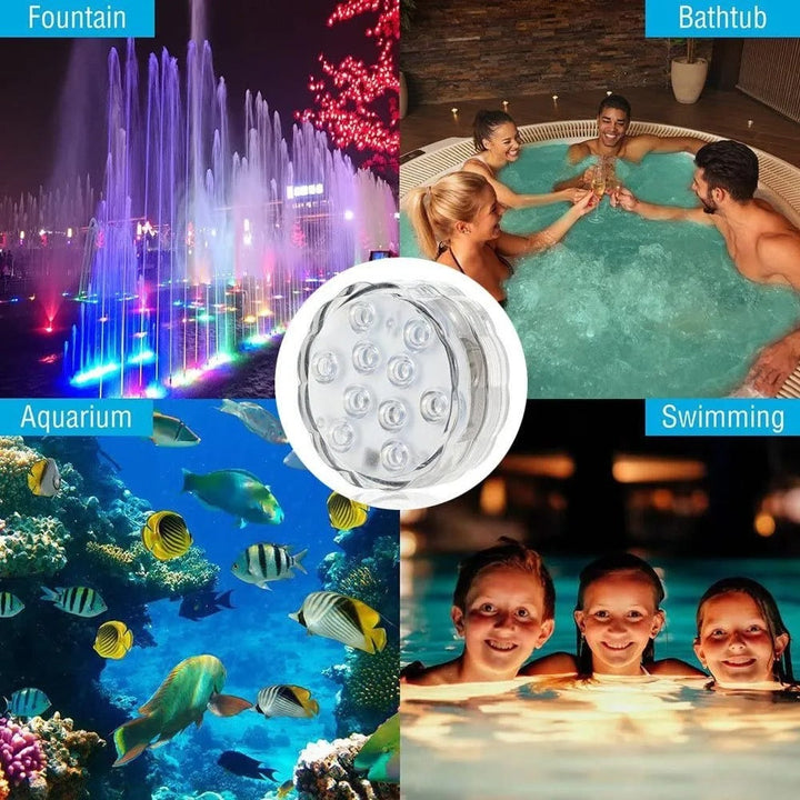 Aquanova™ | Ferngesteuerte LED-Lichter für magische Unterwasseratmosphäre (1+1 GRATIS)