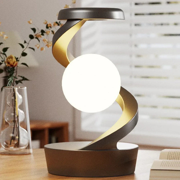 3D Schwebende LED-Lampe mit Wireless Charger – Kreative Mondlicht-Tischlampe
