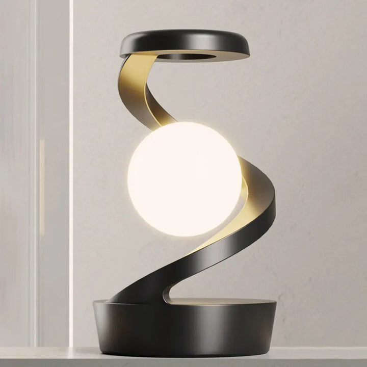 3D Schwebende LED-Lampe mit Wireless Charger – Kreative Mondlicht-Tischlampe