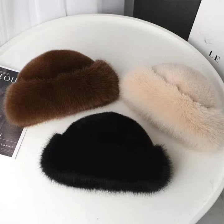 FellZauber™ Elegante Wintermütze aus Kunstfell