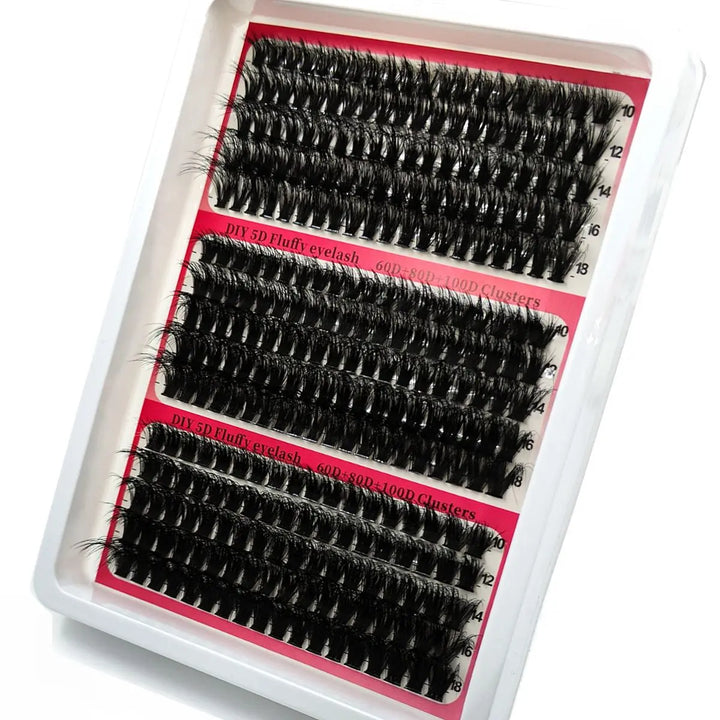 LashGlam™ – 5D-Cluster-Wimpern für einen dramatischen, voluminösen und glamourösen Look [50% Rabatt]