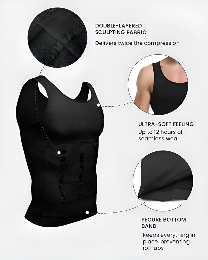 KompaktFit™ Herren Kompressions-Unterhemd