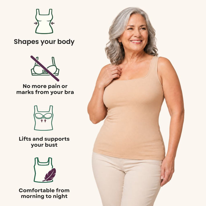 AuraForm™ Shaper-Top mit integriertem BH