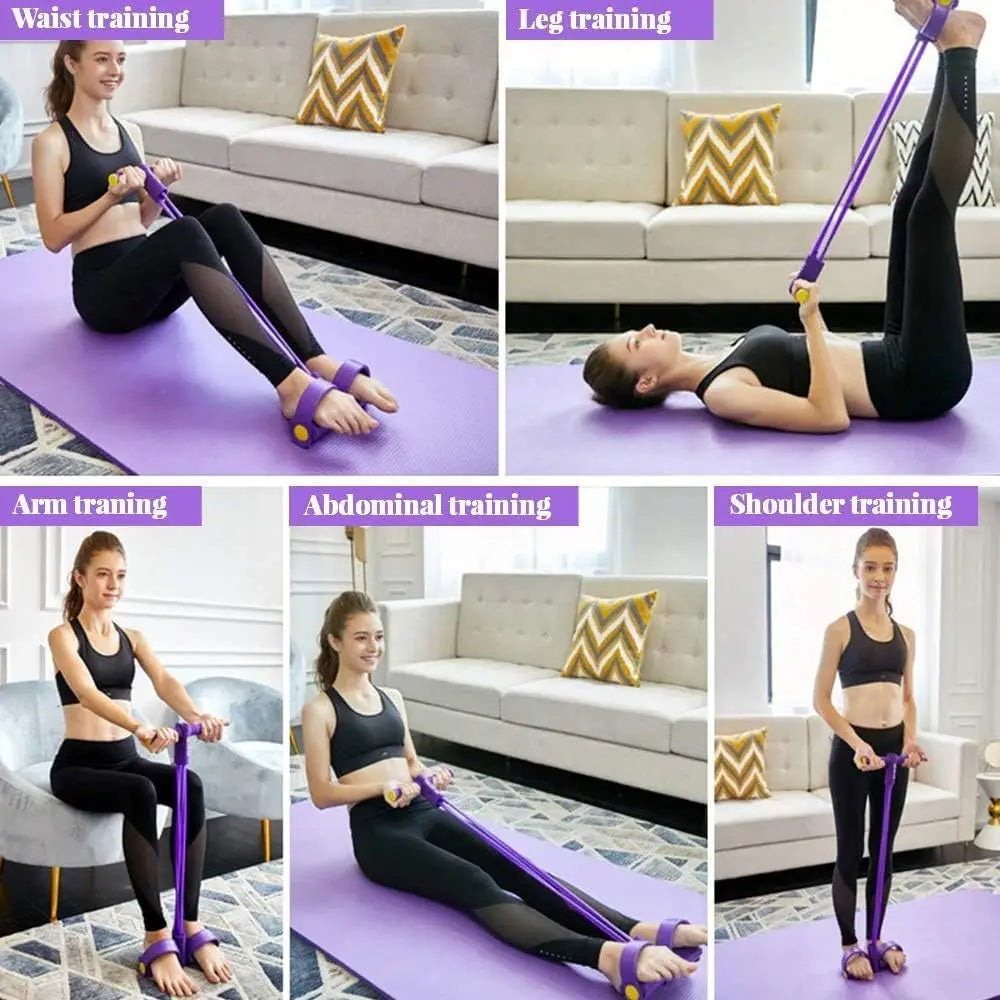 BandTrainer 1+1 GRATIS: Elastisches Einfach-Zu-Tragen Eignung-Pedalband-Trainerin
