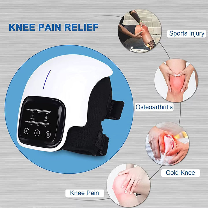 KnieWohl™ Intelligentes Knie-Massagegerät mit Rotlicht