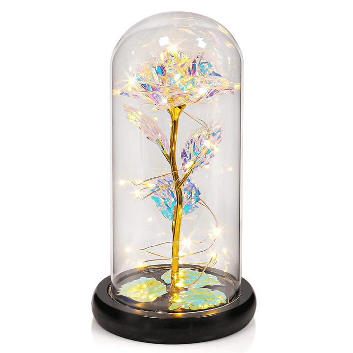 RosenMagie™ Leuchtende Galaxie-Rose im Glasdom