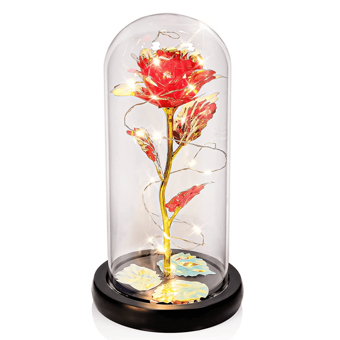 RosenMagie™ Leuchtende Galaxie-Rose im Glasdom