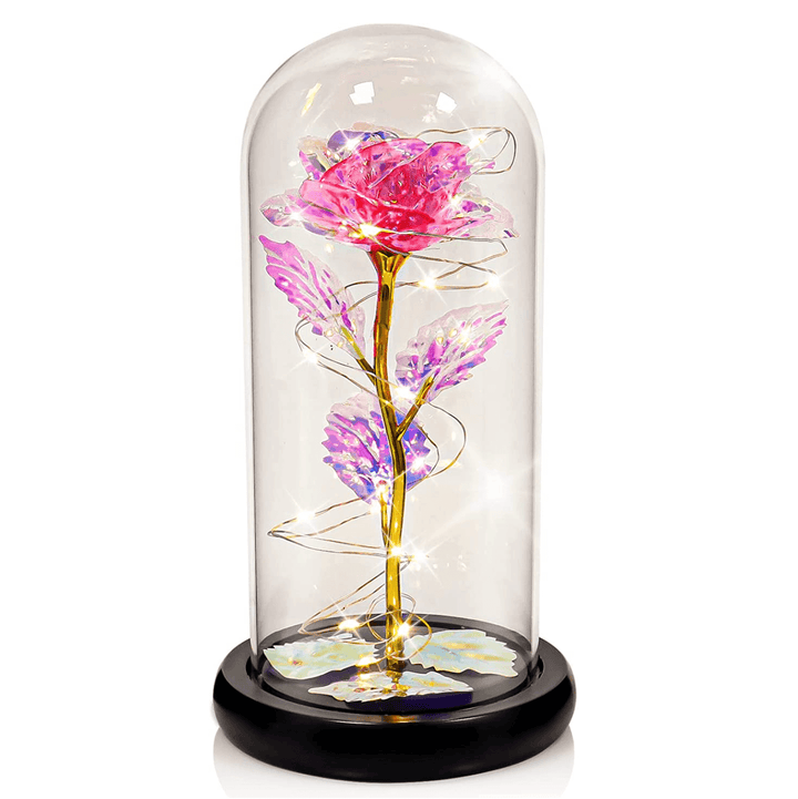 RosenMagie™ Leuchtende Galaxie-Rose im Glasdom