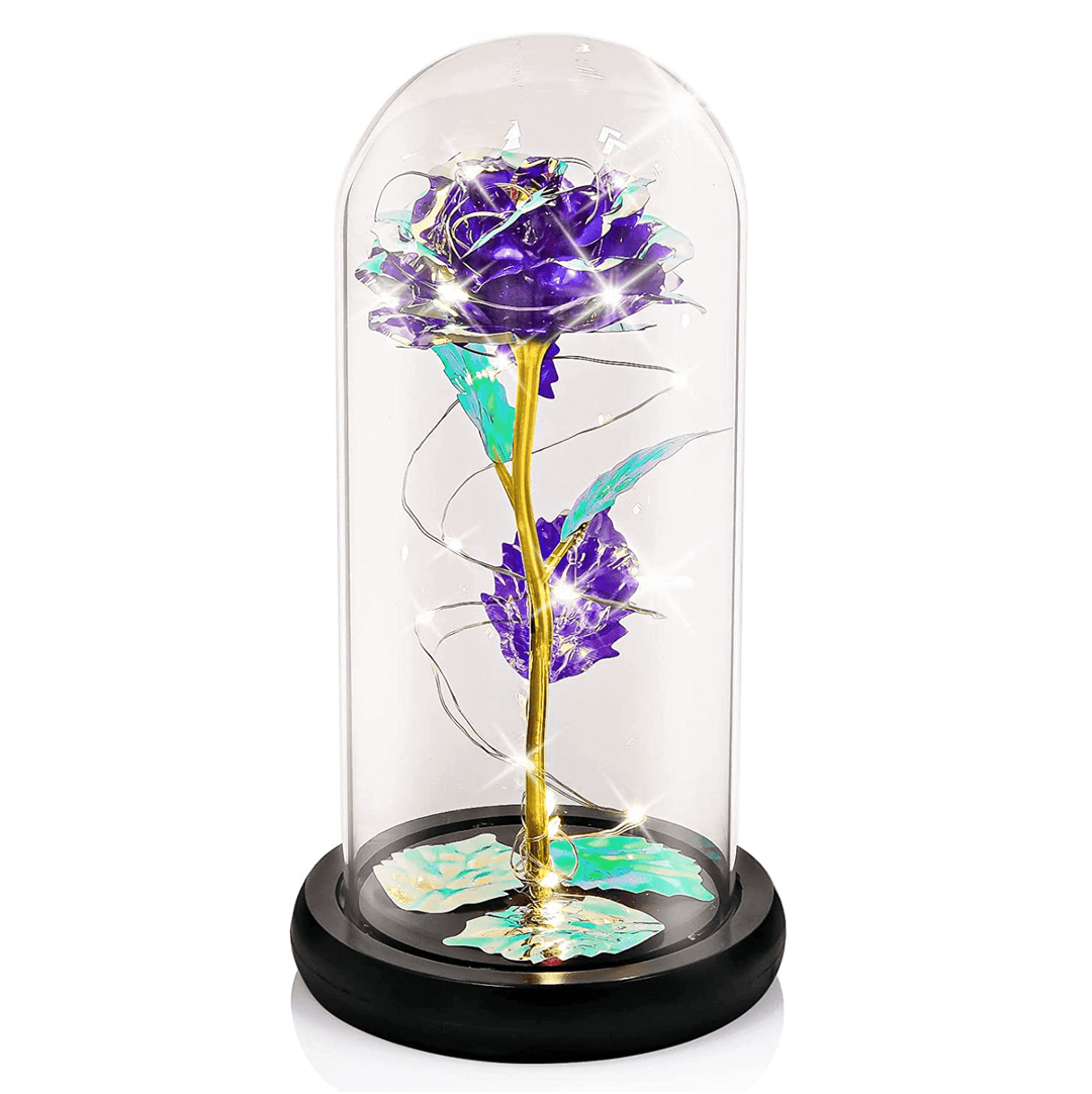 RosenMagie™ Leuchtende Galaxie-Rose im Glasdom