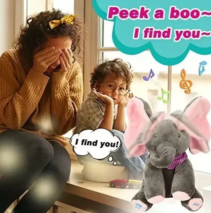 ElliJoy™ – Peek-a-Boo sprechender Elefanten-Plüsch