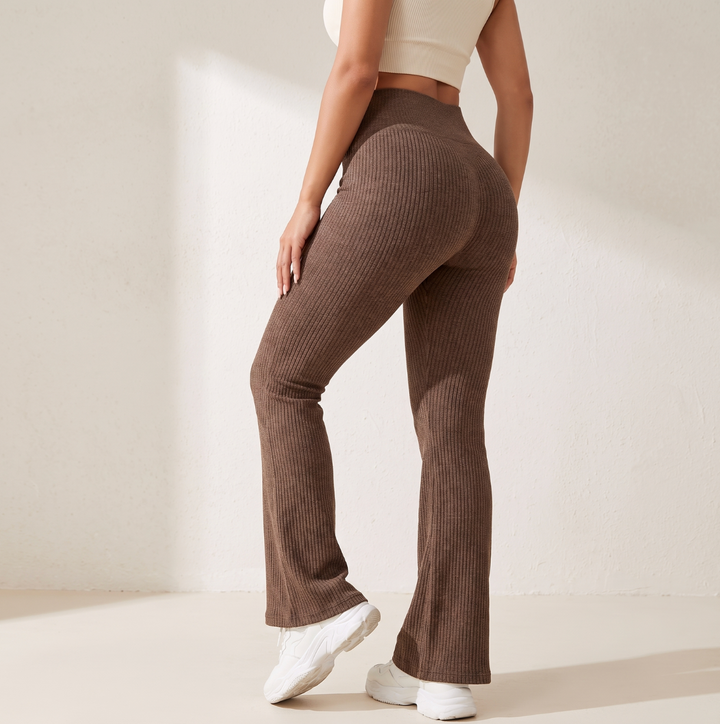 PoPerfekt™ Gerippte Leggings mit hohem Bund