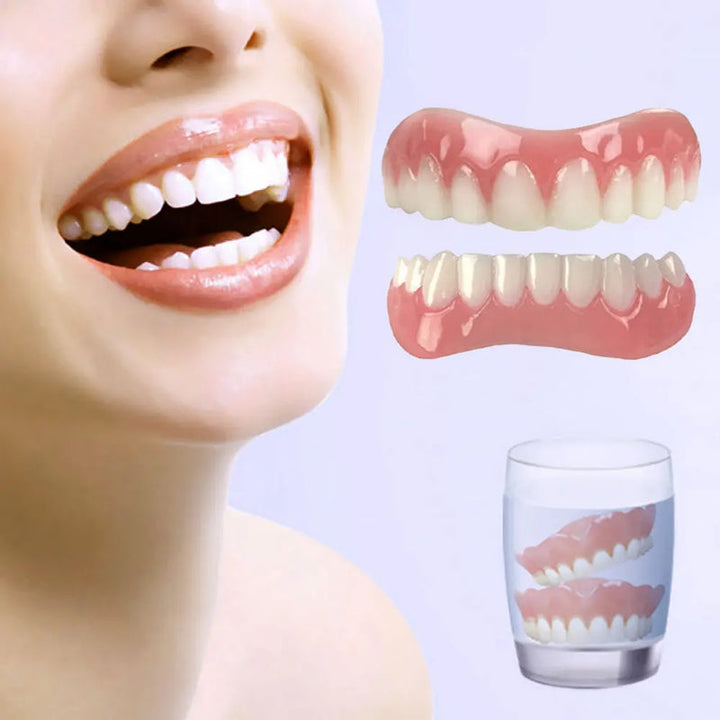 SmileWhite™ - Zahnprothesen-Set – Verabschieden Sie sich von Zahnprothesenbeschwerden! [50% Rabatt]