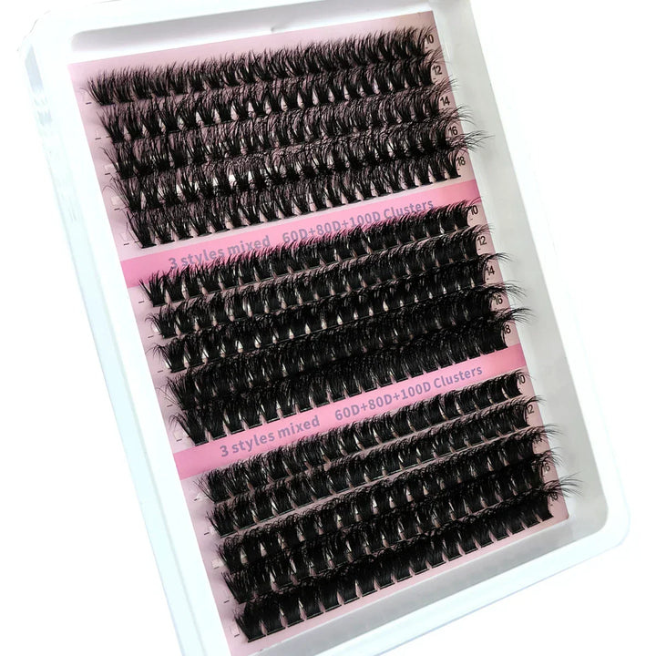 LashGlam™ – 5D-Cluster-Wimpern für einen dramatischen, voluminösen und glamourösen Look [50% Rabatt]