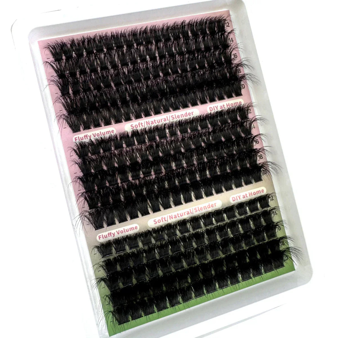 LashGlam™ – 5D-Cluster-Wimpern für einen dramatischen, voluminösen und glamourösen Look [50% Rabatt]