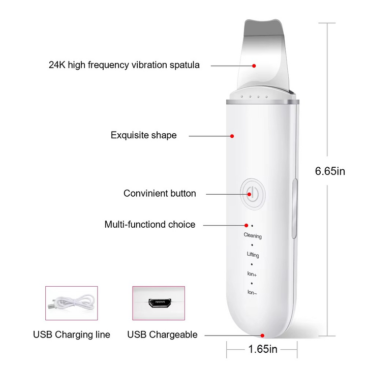 SkinSonic™ – Ultraschall-Skin-Scrubber, Tiefenreinigung & strahlende, gesunde Haut [50% Rabatt]