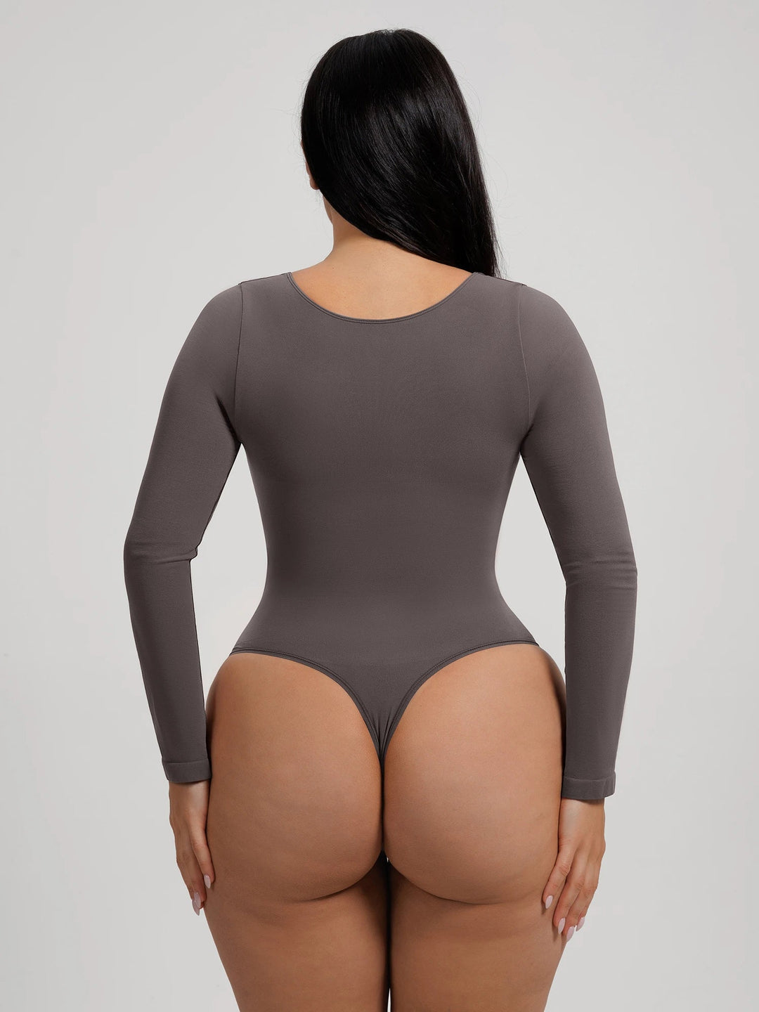 Curvevo™ Nahtloser Langarm-Bodysuit