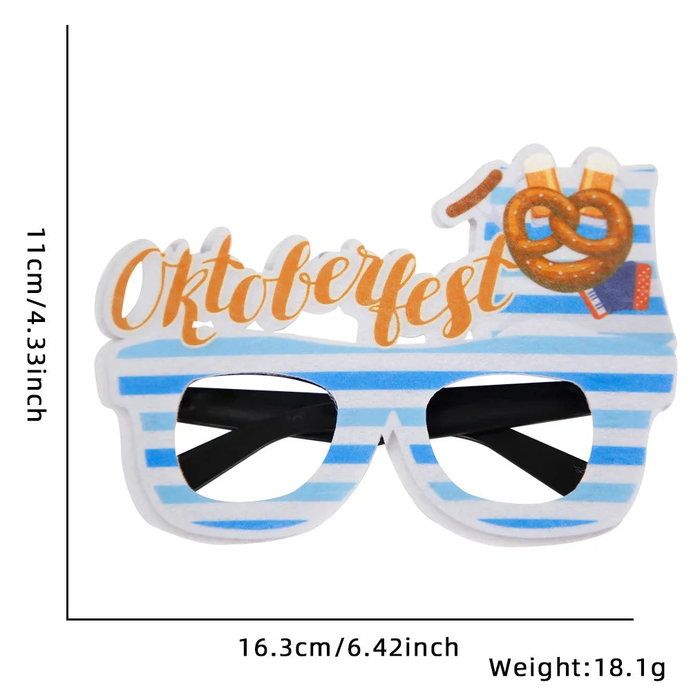 Oktoberfest Brille | Lustige Bierkrug Partybrillen für Wiesn & Fasching