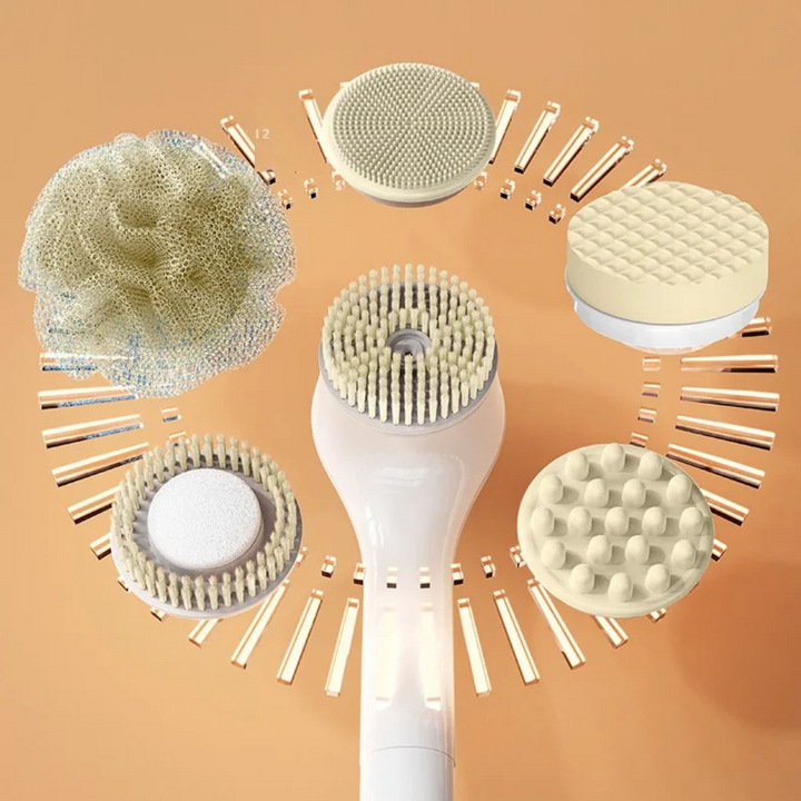 SensaGlow™ | Entfesseln Sie Ihre Frische mit unserer wasserdichten Silikon-Körperbürste