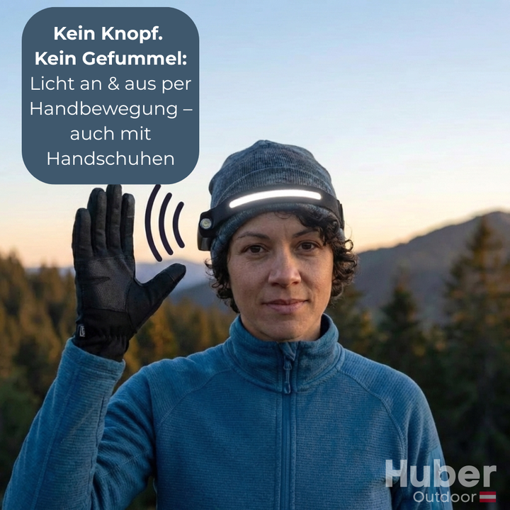KopfLicht™ LED-Stirnlampe mit Weitwinkellicht