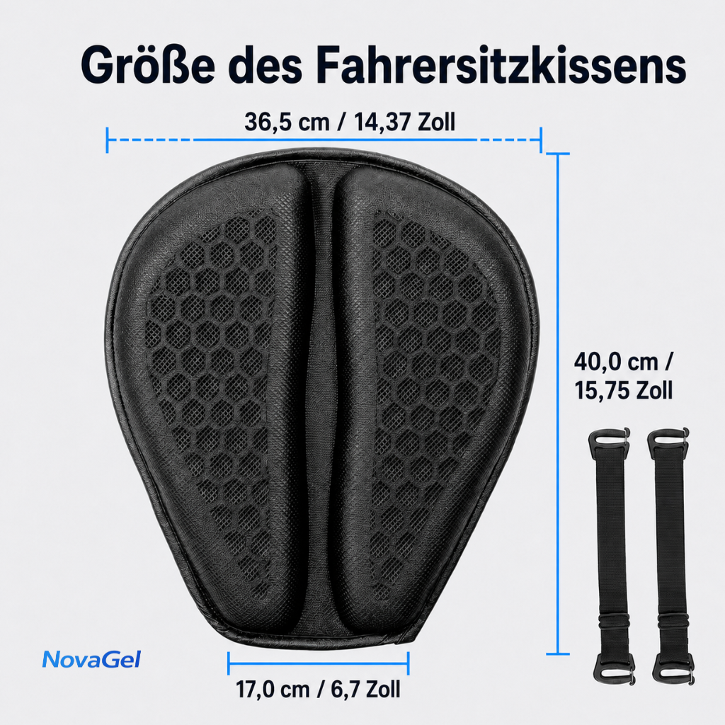 FahrWohl™ Ergonomisches Gel-Sitzkissen