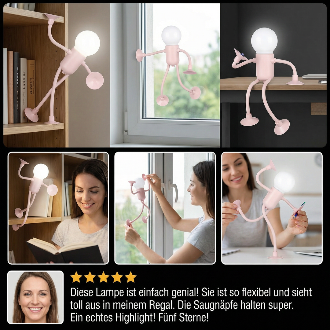 LichtKerl™ Flexible LED-Saugnapflampe