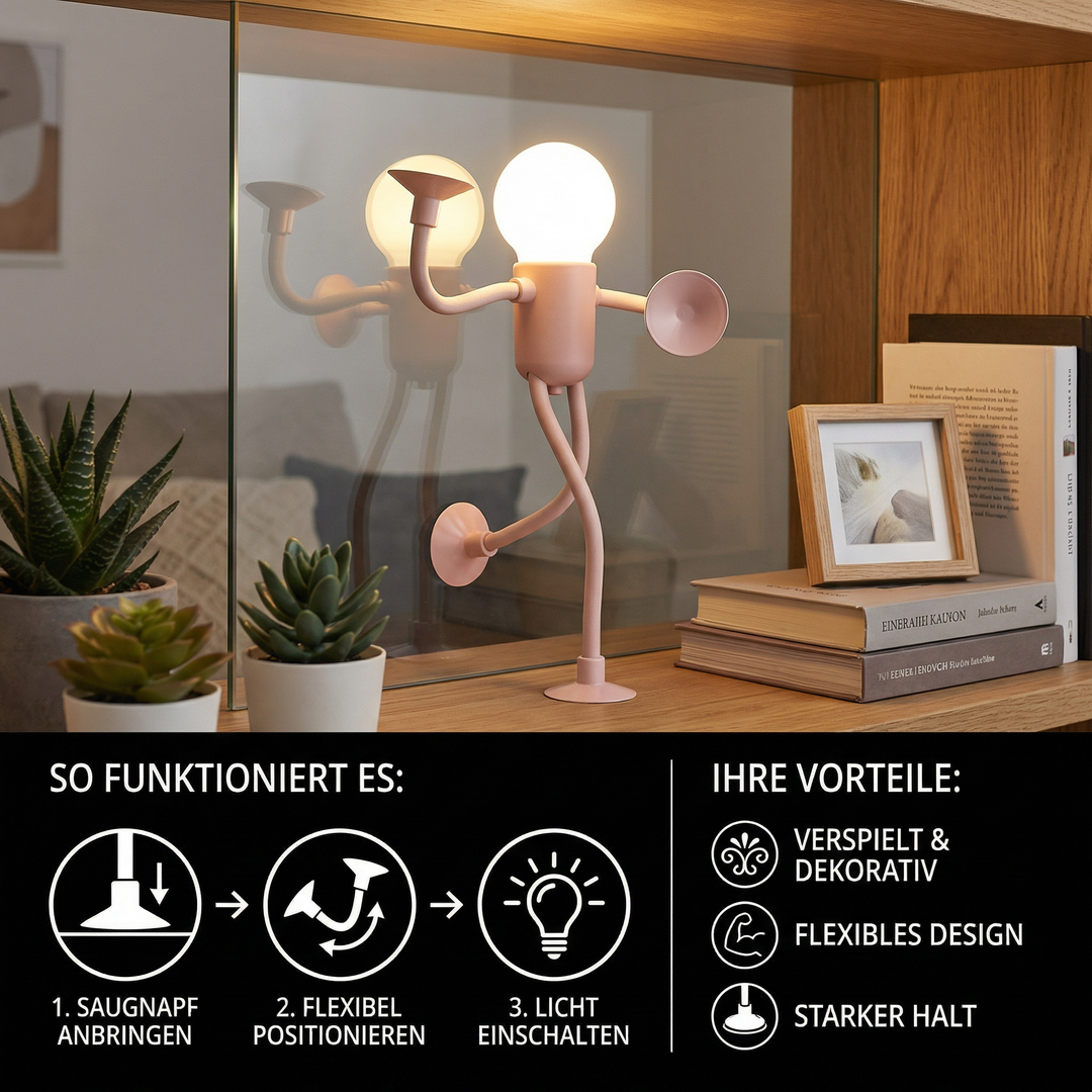 LichtKerl™ Flexible LED-Saugnapflampe