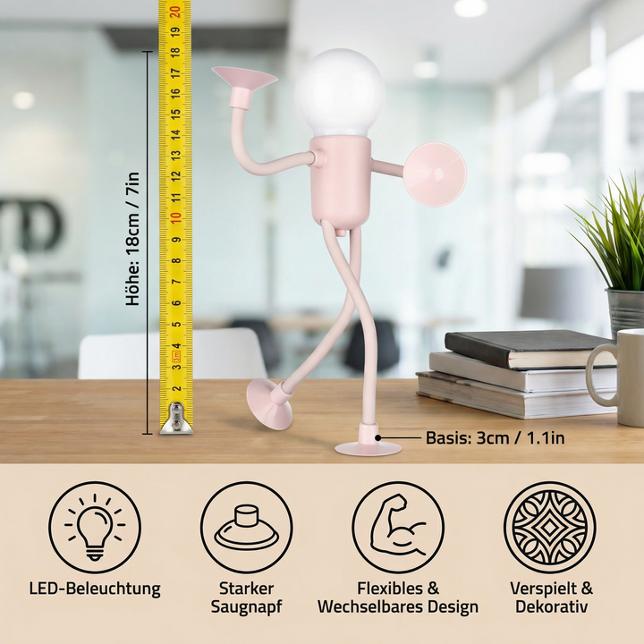 LichtKerl™ Flexible LED-Saugnapflampe