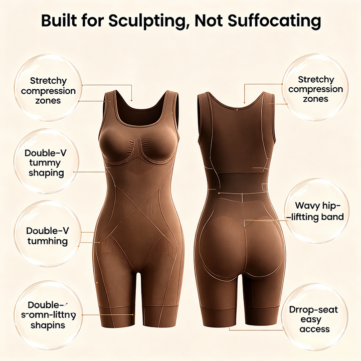 FigurForm™ Figurformender Shaping-Body mit Bauchkontrolle
