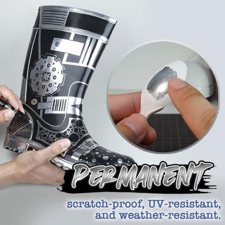 1+1 Gratis | ChromeInk™ Spiegelähnlicher Silbereffekt