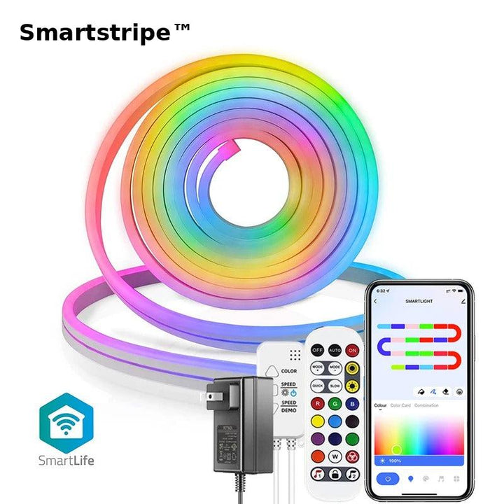 Smartstripe | Neon-LED-Streifen – Unendliche Möglichkeiten für deinen Raum (EU PLUG)