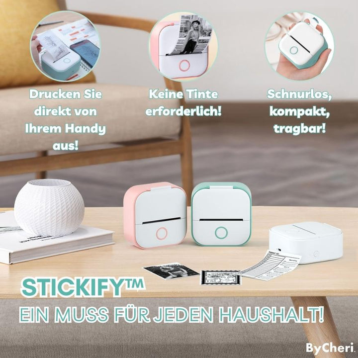LETZTER TAG 60% RABATT | Stickify™ - Drucken Sie direkt von Ihrem Handy aus!