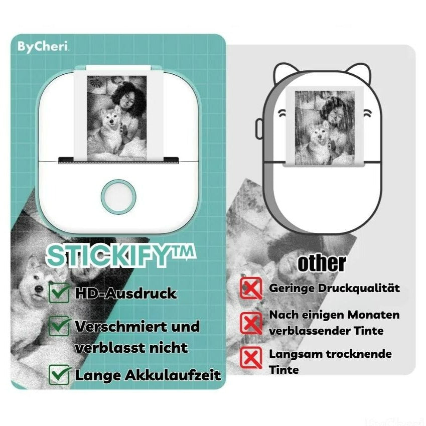 LETZTER TAG 60% RABATT | Stickify™ - Drucken Sie direkt von Ihrem Handy aus!