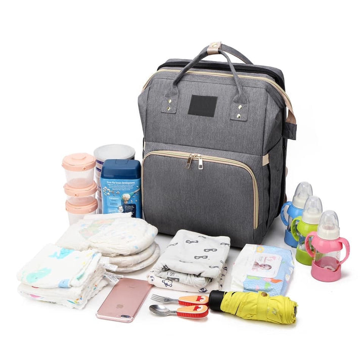 BabyNest™ 3-in-1 Wickelrucksack mit Reisebett