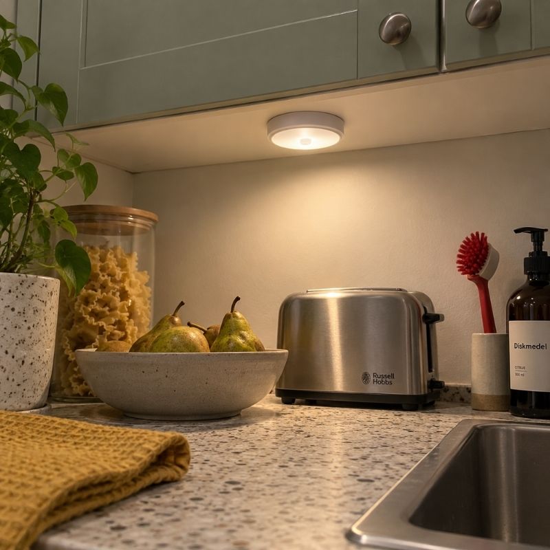 LichtPuck™ Kabellose LED-Leuchte mit Fernbedienung & USB-C