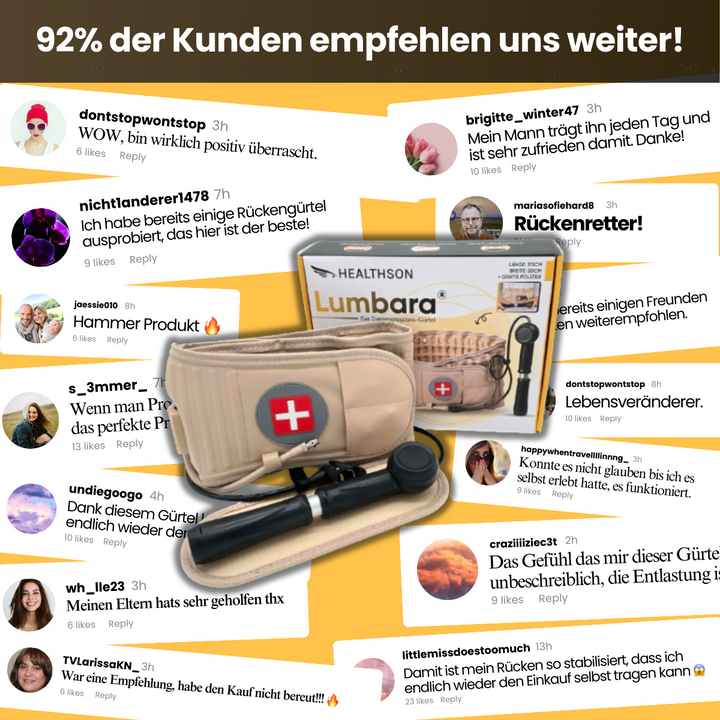 RückenFrei™ Rückenstützgürtel