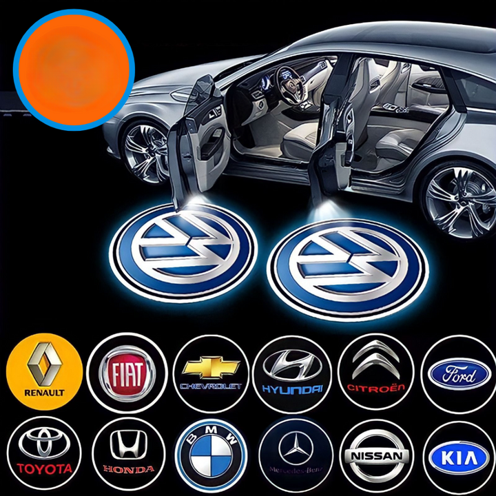 Auto LED™ Türbeleuchtung | 3D Logo Projektion | 1+1 Gratis
